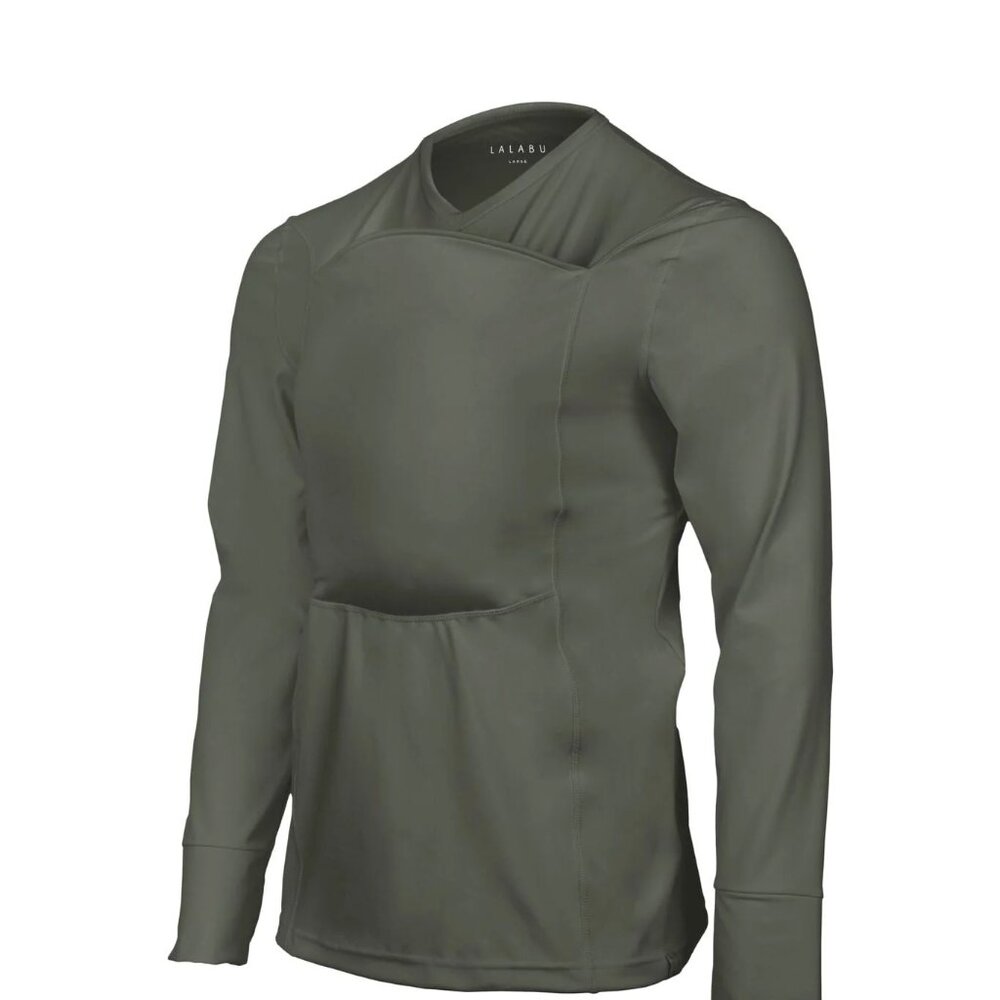 Lalabu Dad Shirt - Long Sleeve - Fern Green - XL - NWT
